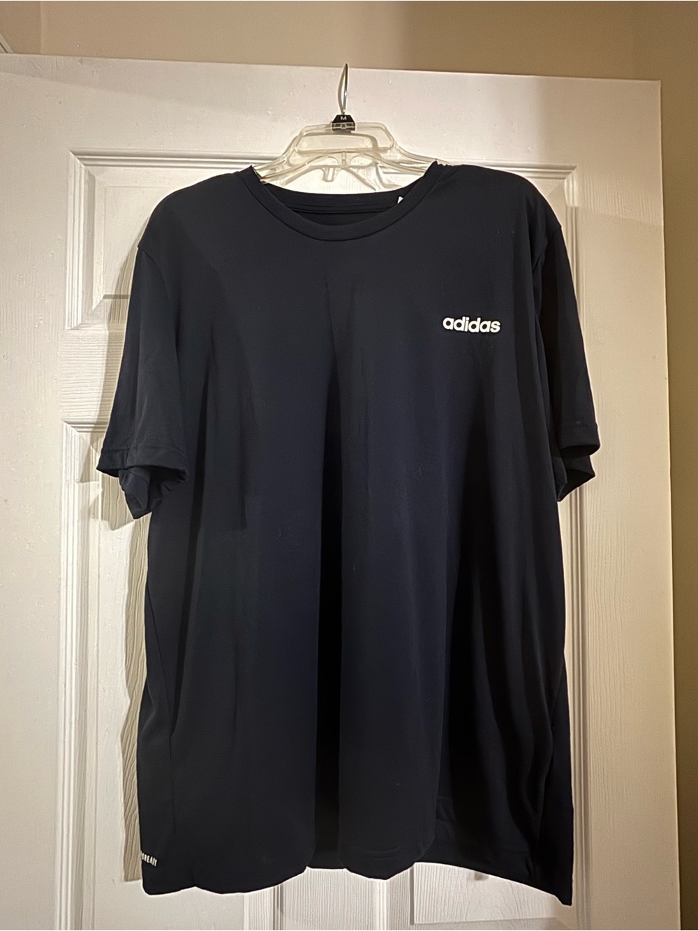 Adidas Men’s Navy Logo Crew Neck T-Shirt